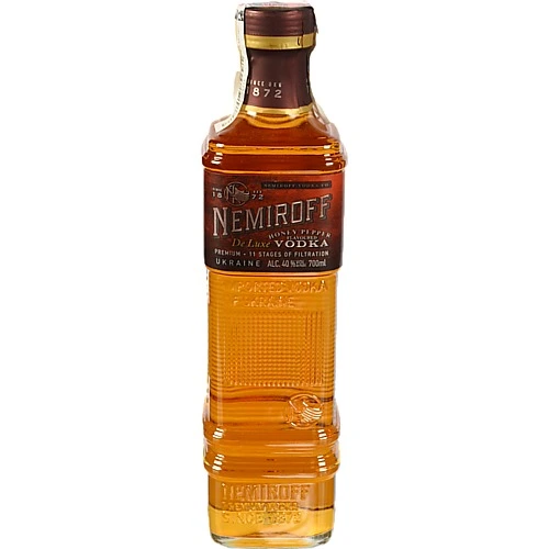 Настоянка Nemiroff 0.7л De Luxe медова з перцем