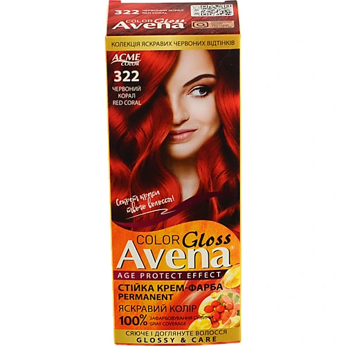 Фарба д.волосся Екмі-колор горобина 322 червона горобина