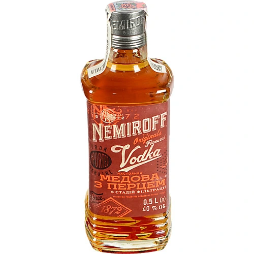 Настоянка Nemiroff 0.5л медова з перцем