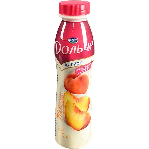 Йогурт Дольче 2.5% Персик 290г
