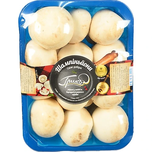 Гриби печериці Грико 500г свіжі