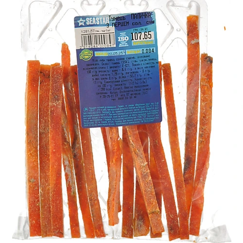 Тунець Seastar з паприкою солено сушений