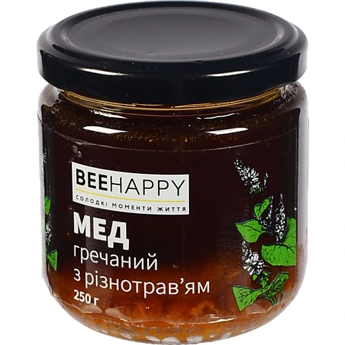 Мед BeeHap 250г гречаний