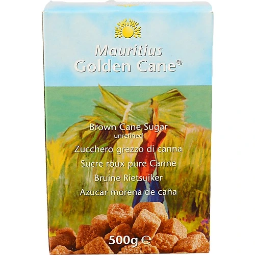 Цукор кубиками коричневий Golden Cane Mauritius к/у 500г
