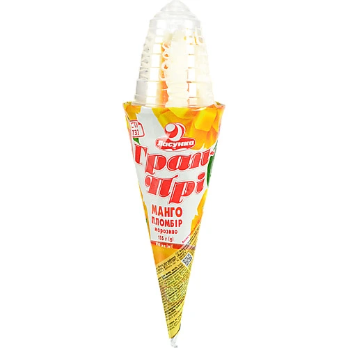 Морозиво Ласунка 155г гран прі манго ріжок