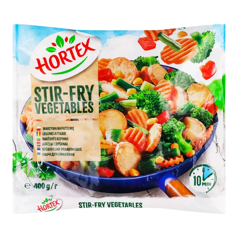 Суміш овочева заморожена для смаження Hortex м/у 400г