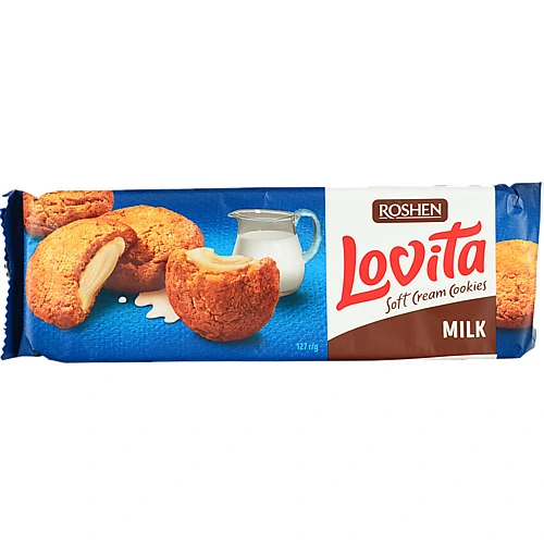 Печиво здобне Milk Lovita Roshen м/у 127г