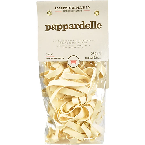 Паста Lantica Madia 250г з твердих сортів пшениці Pappardelle