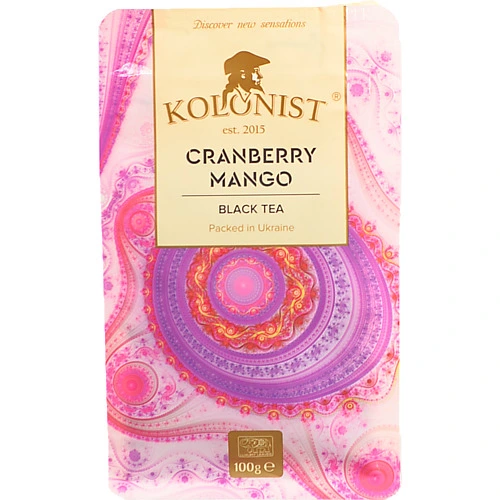 Чай Kolonist 100г журавлина манго black