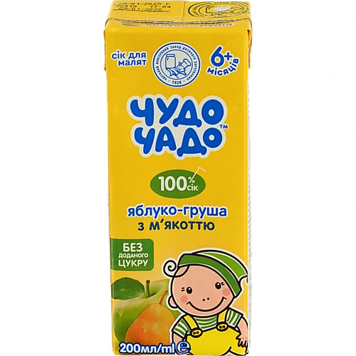Сік яблуко-груша Чудо-чадо 0.2л