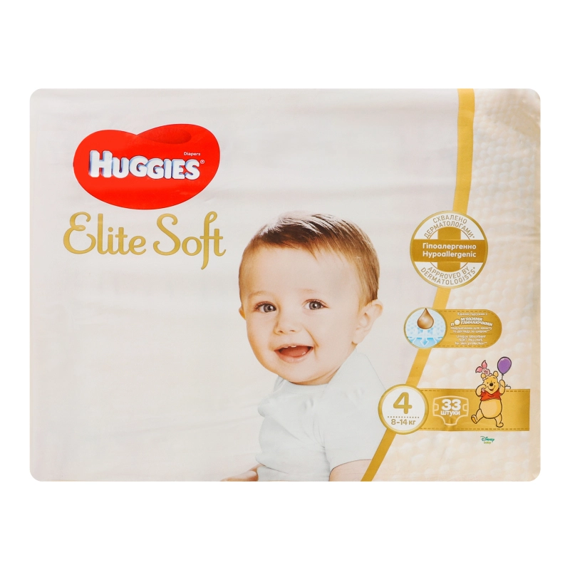 Підгузки Huggies Еліт Софт Джамбо 4 33шт