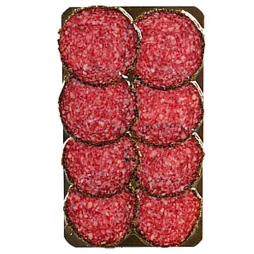 Ковбаса салямі Rolfho Екстра з перцем, сировялена, нарізка