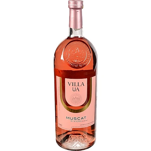 Вино Villa UA Muscat Riviera 1.5л рожеве напівсолодке