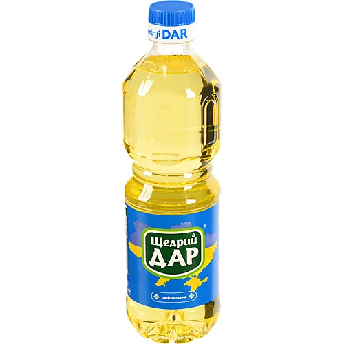 Олія соняшникова рафінована Щедрий дар п/пл 0.5л