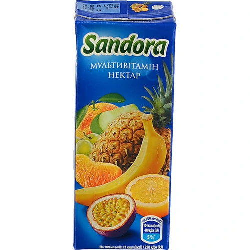 Нектар Сандора Мультивітамін Неосвітлений 200 мл
