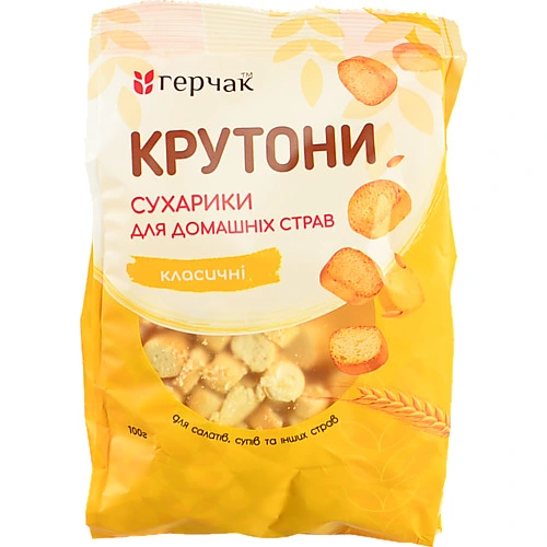 Крутони "Класичні" ТМ "Гречак", 100 г