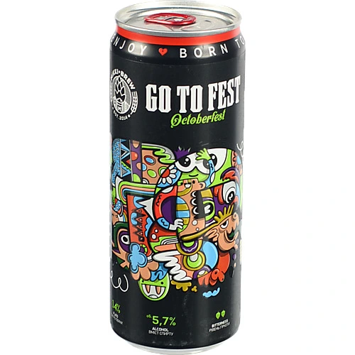 Пиво Волинський Бровар 0.33л світле нефілт.go to fest