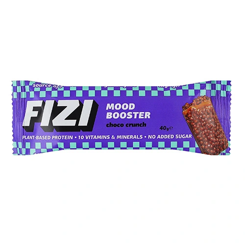 Батончик Fizi Choco Crunch у шоколадній глазурі, 40 г