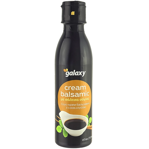 Крем-соус Galaxy 250мл бальзамічний оцет соєвий соус