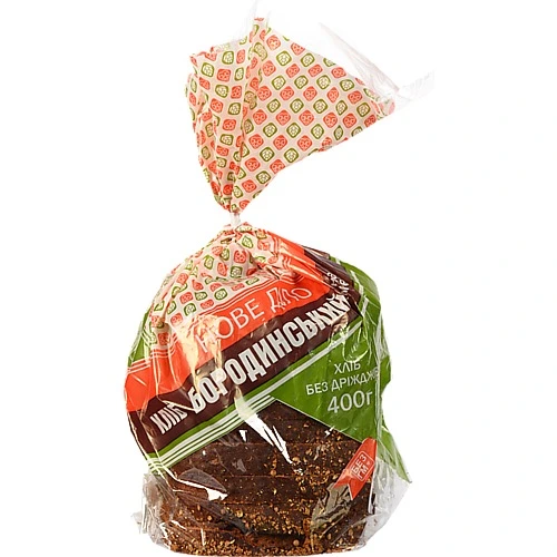 Хліб [Нове ділоk [Бородинськийk бездріжджовий, нарізний, 400 г