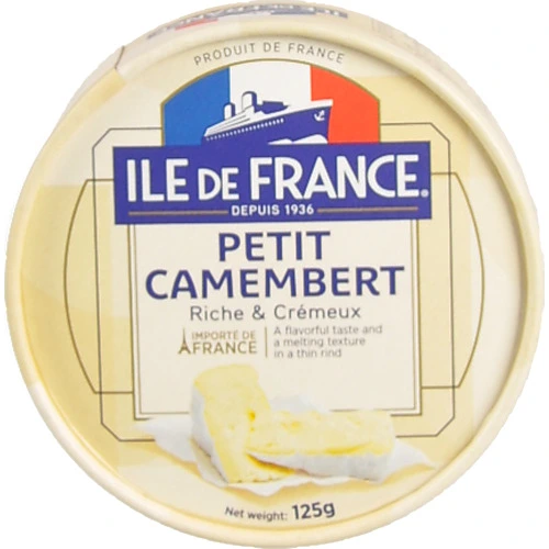Сир м'який Petit Camembert Ile de France к/у 125г
