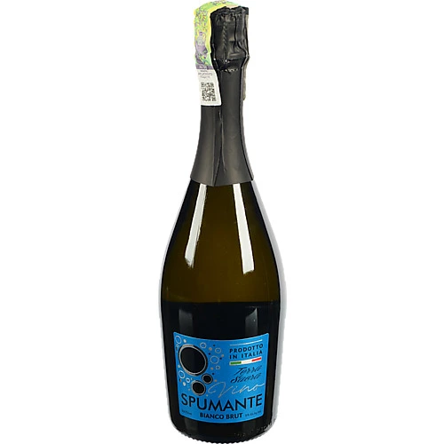 Вино ігр Spumante Brut Serena сухе біле 0.75л6 ТМ Terra Sacra