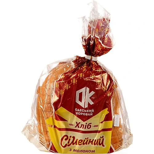 Хліб [Одеський хлібозавод 4k Сімейний пшеничний нарізний, 450 г