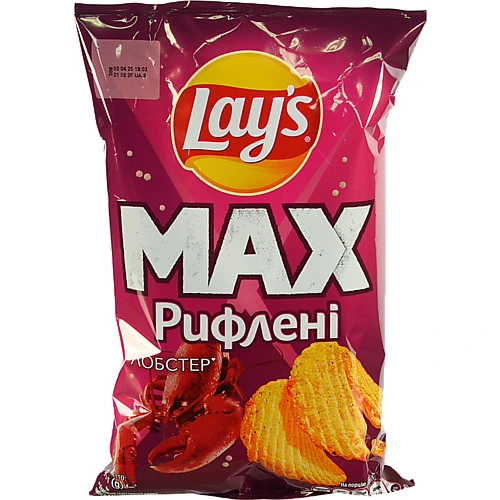 Чіпси Lays Max 95г лобстер