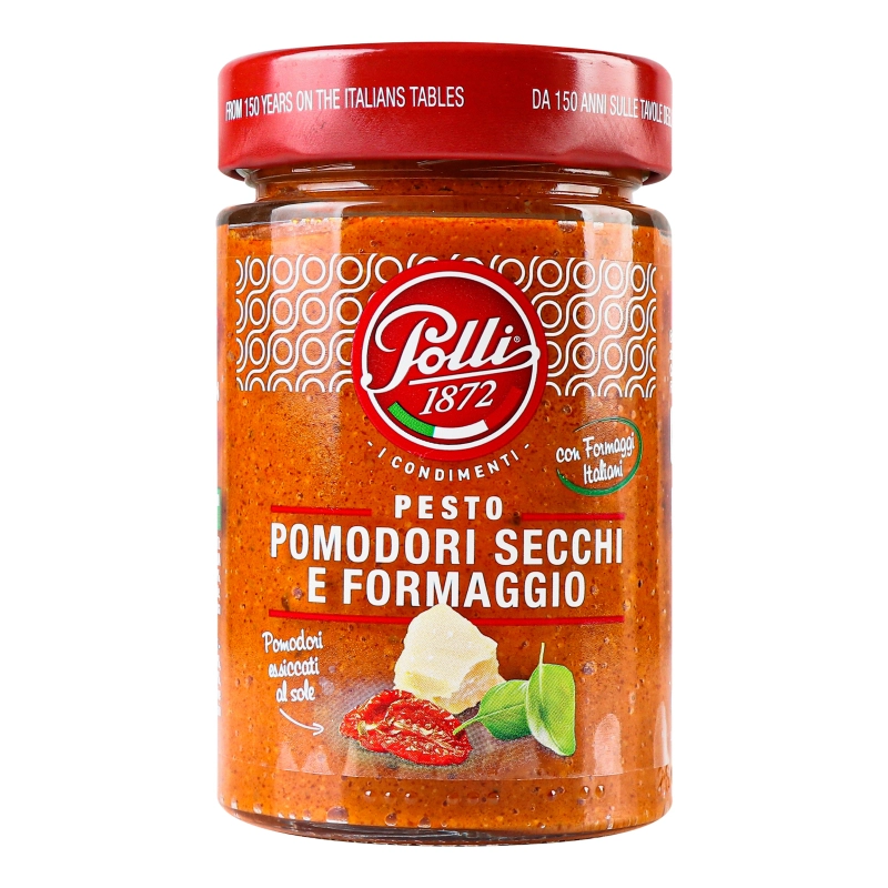 Соус Pesto Polli 190г pomodori secchi e formaggio