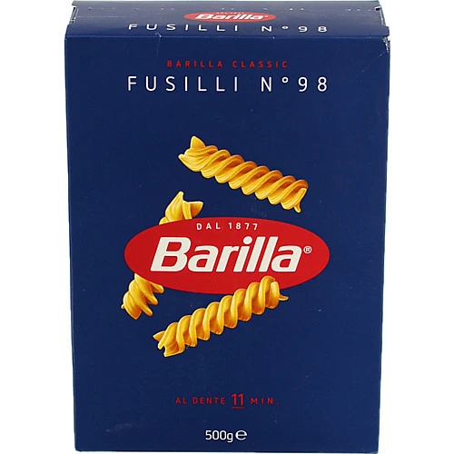 Вироби макаронні з твердих сортів пшениці Fusilli 98 Barilla к/у 500г