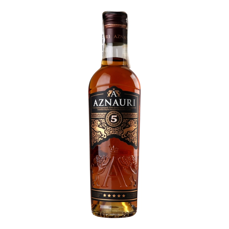 Коньяк 0.25л 40% ординарний П'ять зірок Aznauri пл