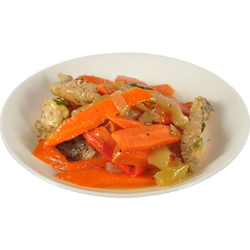 Куряче філе з овочами