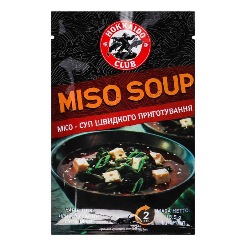 Набір для приготування супу місо Hokkaido club м/у 18.5г