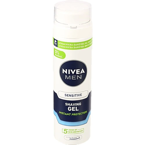 Гель д.гоління Нівея 200мл д.чутлівої кожи 81740
