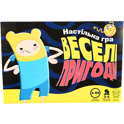 Гра настільна для дітей від 3років 30244 Веселі пригоди Strateg 1шт