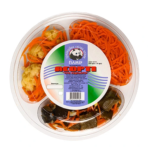 Асорті Памір по-корейськи 270г 3 кольори