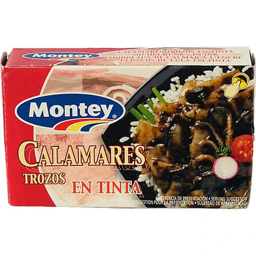 Кальмари Montey 110г чорнильний соус
