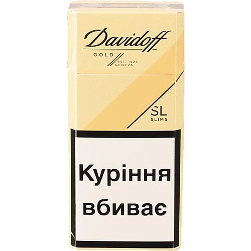 Сигарети з фільтром Davidoff Gold Slims 20шт