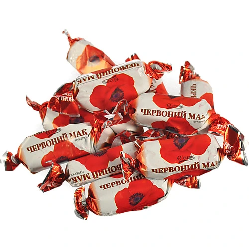 Цукерки Ocremo червоний мак