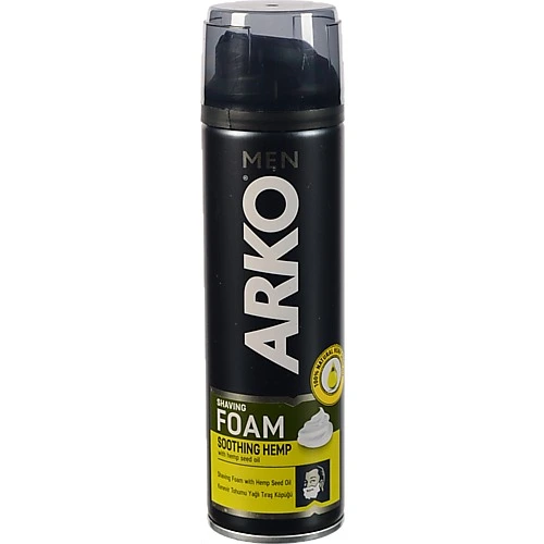 Піна для гоління Arko Men Soothing hemp 200 мл