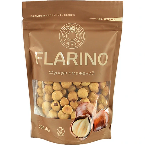 Фундук Flarino 200г смажений дой-пак