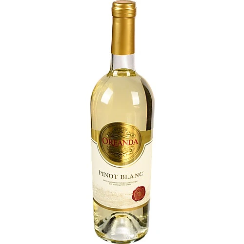 Вино Ореанда 0.75л Піно Блан напівсолодке біле