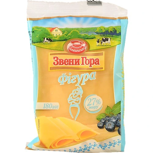 Сир Звенигора 180г фігура 27%