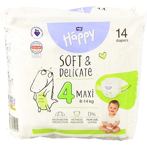 Підгузники Happy Bella Baby Maxi 8-18кг 12шт