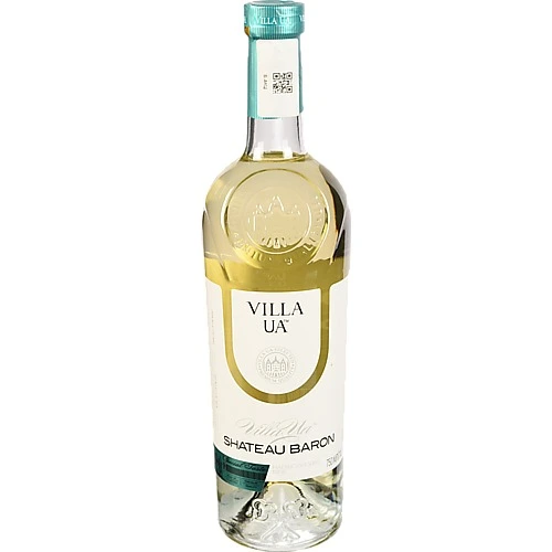 Вино Villa UA 0.75л Chateau Baron біле напівсолодке