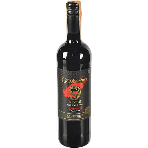 Вино Сан Педро 0.75л апасіонадо 9 життів чер. Сухе