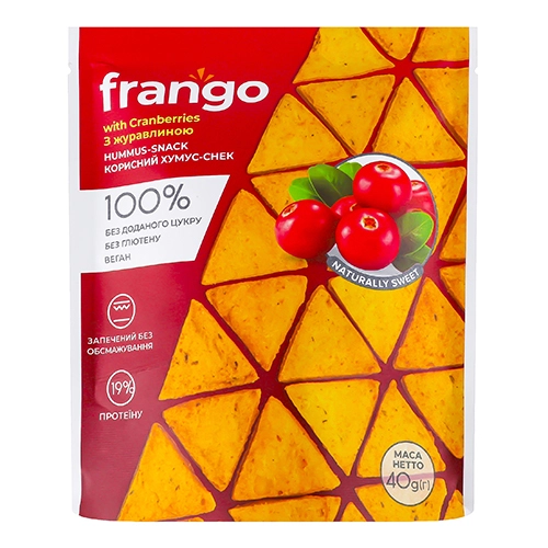 Хумус-снек Frango 40г з журавлиною