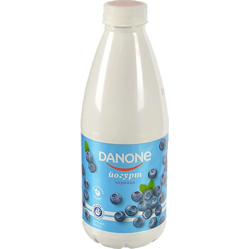 Йогурт Danone 1.5% питний Чорниця 800г