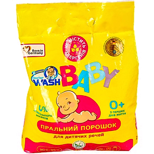Порошок пральний для дитячих речей Baby Doctor Wash 2.4кг