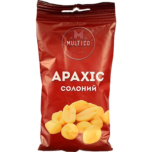 Арахiс Multico 70г смажений солоний